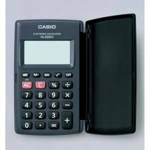 CASIO 卡西歐 HL-820LV-BK小型計算器