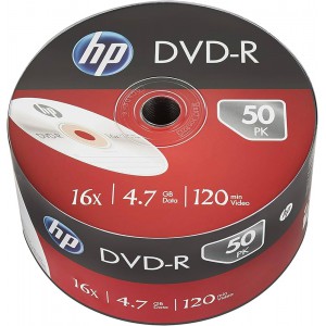 HP DVD-R 4.7GB空白可燒錄光碟 50片裝