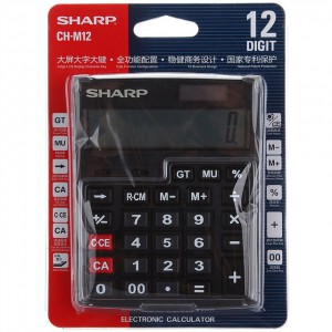 SHARP CH-M12-BK 12位計算器